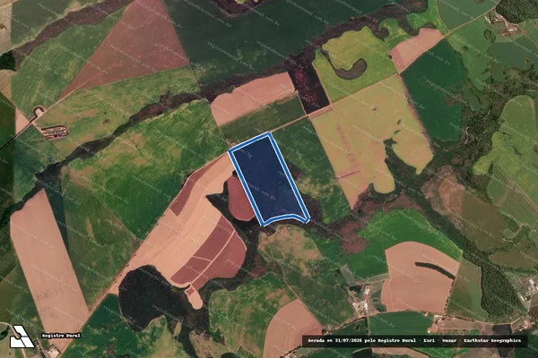 Imagem de satélite de ESTÂNCIA SANTA FÉ - ESTÂNCIA SANTA FÉ em Carambeí - PR
