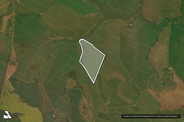 Imagem de satélite de Fazendinha do Garça em Santa Bárbara do Sul - RS