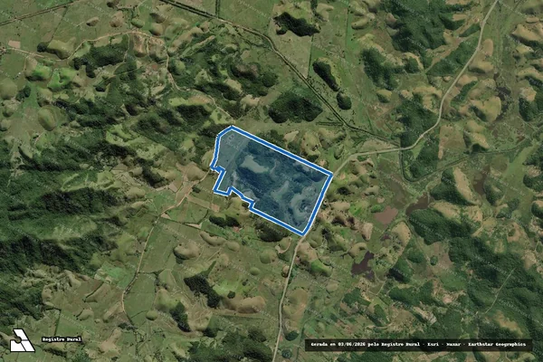 Imagem de satélite de Fazenda Lagoa Feia