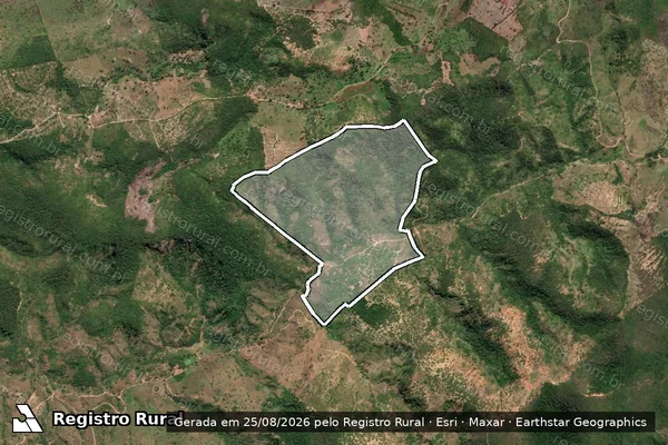 Imagem de satélite de FAZENDA LAGOA NOVA - Parte 1 em Almenara - MG