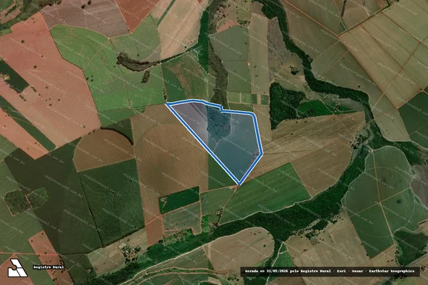 Imagem de satélite de FAZENDA SÃO RAFAEL - GLEBA 2 - 001 em Barretos - SP