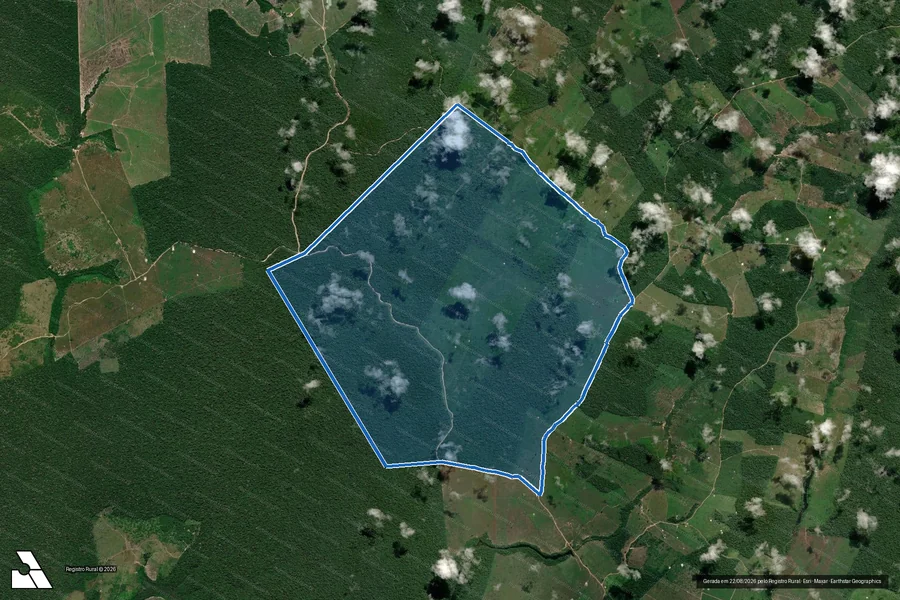 Imagem aérea do item B