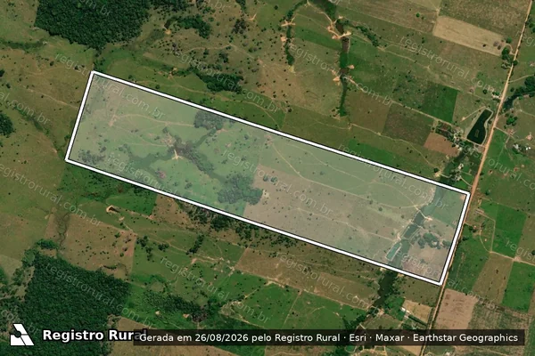 Imagem de satélite de LOTE 36 GLEBA 33 PICOP - LOTE 36 GLEBA 33 em Ji-Paraná - RO