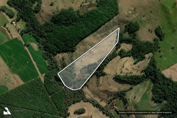 Imagem de satélite de Parte do Lote 24 - Gleba 01-AM, Núcleo Ampére, Colônia Missões - Parcela 1 em Ampére - PR