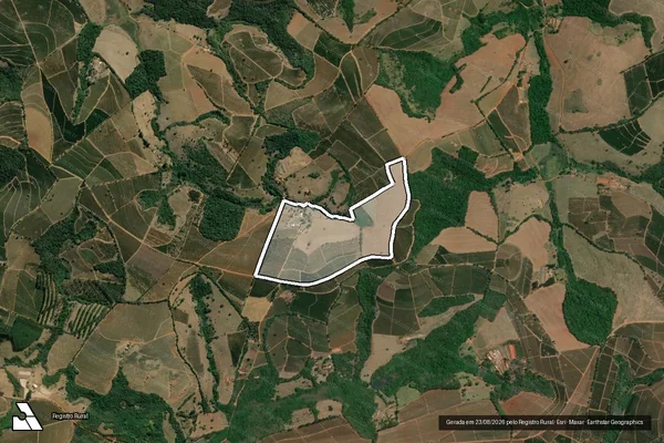 Imagem de satélite de FAZENDA SAO JUDAS TADEU - GLEBA3 em Carmo da Cachoeira - MG
