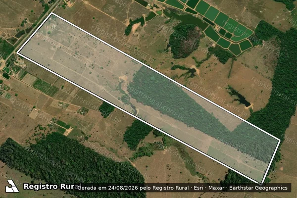 Imagem de satélite de LOTE 25 - GLEBA 53/A - P.A.D. MARECHAL DUTRA em Ariquemes - RO
