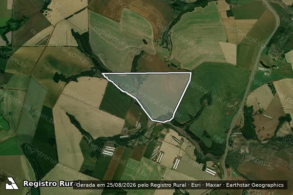 Imagem de satélite de FAZENDA SAO JOAO - Parte 6 em Londrina - PR