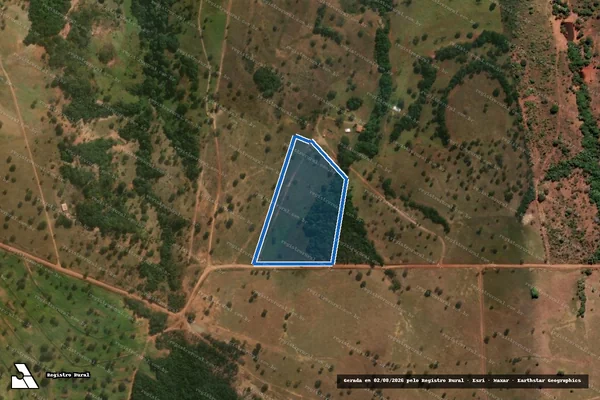 Imagem de satélite de FAZENDA CÓRREGO FUNDO - Gleba 03 em Ivolândia - GO