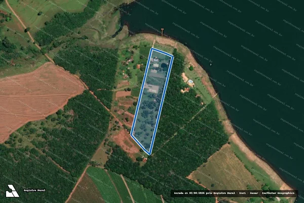 Imagem de satélite de Rincão da Lagôa