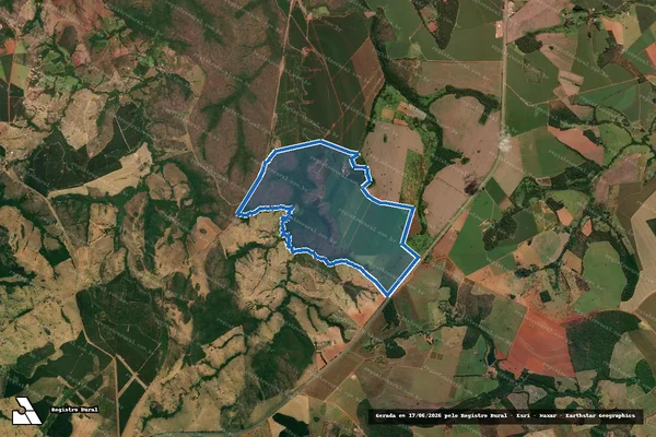 Imagem de satélite de Fazenda Rio do Peixe e Fartura - Parte 1 em Catalão - GO
