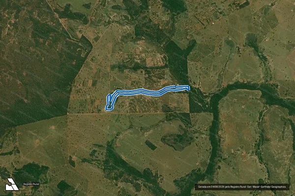 Imagem de satélite de Assentamento Conquista do Mimoso ? Reserva Legal 02 - Parte 1 em Jardim - MS