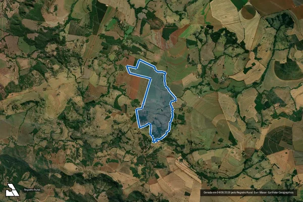 Imagem de satélite de FAZENDA AGUA SANTA - Parte 1 em Sacramento - MG
