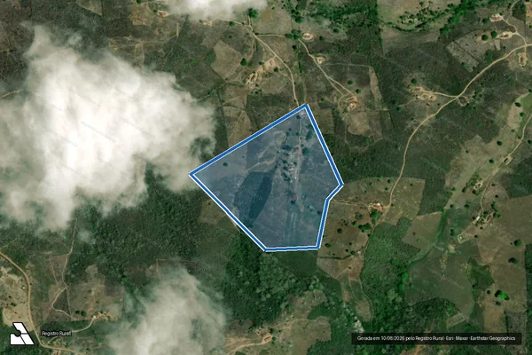 Imagem de satélite de Fazenda Alagamar - Parte 136 - Severina Maria da Conceição em Salgado de São Félix - PB