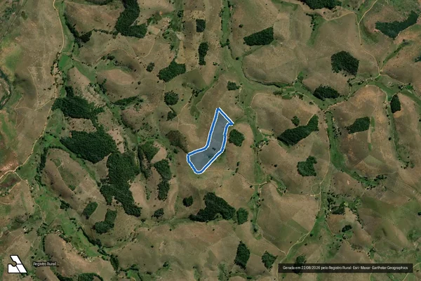 Imagem de satélite de FAZENDA HORIZONTE - GLEBA A em Recreio - MG