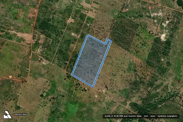 Imagem de satélite de P.A. Maria de Lourdes ?  Lote 75 A  - Parte 1 em Canaã dos Carajás - PA