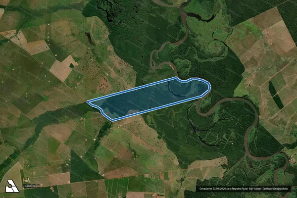 Imagem de satélite de FAZENDA CLÁUDIA - FAZENDA CLÁUDIA em Vila Bela da Santíssima Trindade - MT