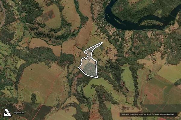 Imagem de satélite de FAZENDA BURITÍ em Uberlândia - MG