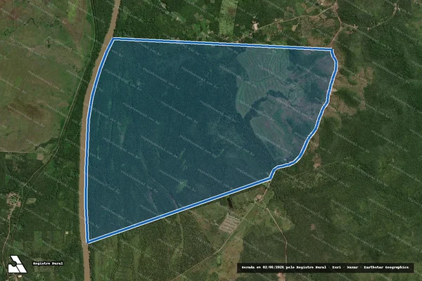 Imagem de satélite de FAZENDA GUARIBAS - Parcela 1 em Cantanhede - MA