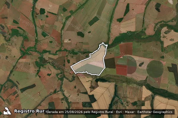 Imagem de satélite de FAZENDA NOVA - Parcela 1 em Monte Alegre de Minas - MG