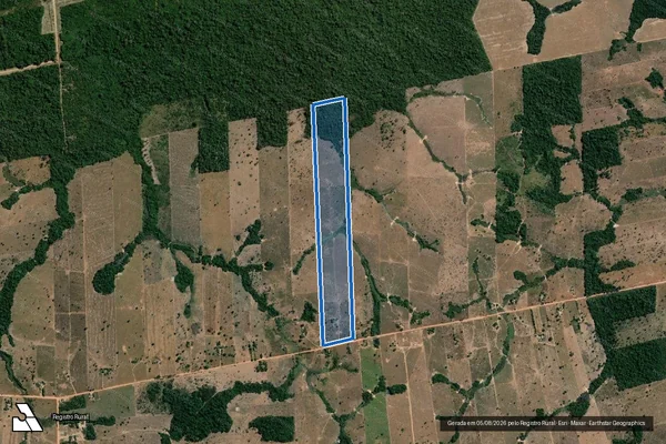 Imagem de satélite de PROJETO DE ASSENTAMENTO SÃO PEDRO – LOTE Nº 504 / Parte 1