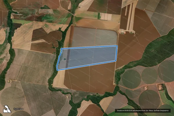 Imagem de satélite de Fazenda Atlântida em Novo São Joaquim - MT