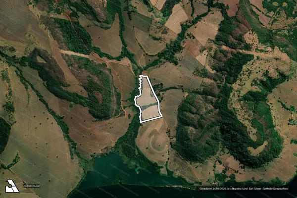 Imagem de satélite de Fazenda Coqueiros lugar denominado Buriti - Gleba 2 em Conquista - MG