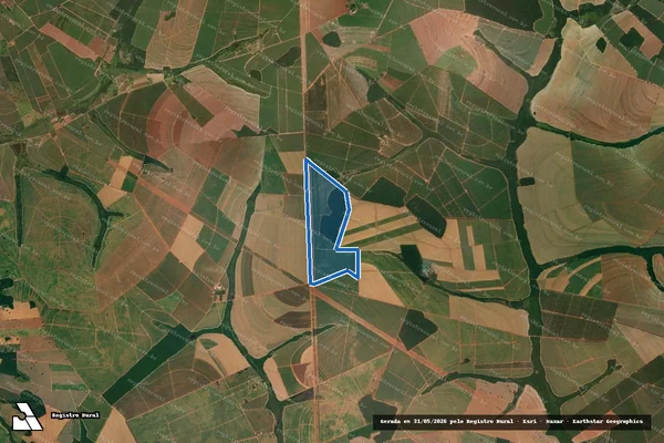 Imagem de satélite de Fazenda Santa Lúcia IV / Fazenda Santa Lúcia IV em Borborema - SP