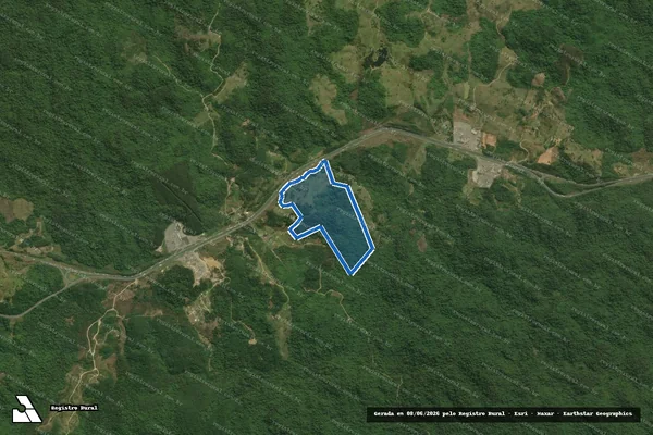 Imagem de satélite de MATRÍCULA 9.997 - ÁREA 2 em Antonina - PR