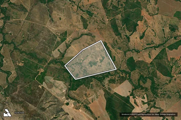 Imagem de satélite de FAZENDA SANTO ANTÔNIO - PARTE 1 em Piranhas - GO
