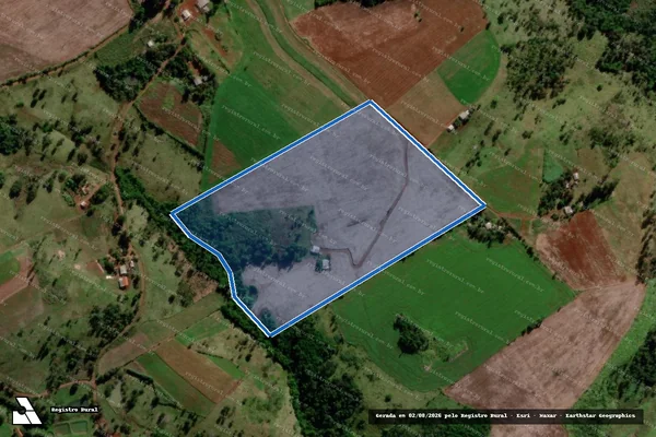 Imagem de satélite de Lote 181 ? Projeto de Assentamento Marcos Freire - Matrícula L181 em Rio Bonito do Iguaçu - PR