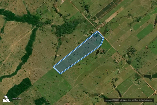 Imagem de satélite de - LOTE 06/A GLEBA 16-A P.I.C OURO PRETO em Ouro Preto do Oeste - RO