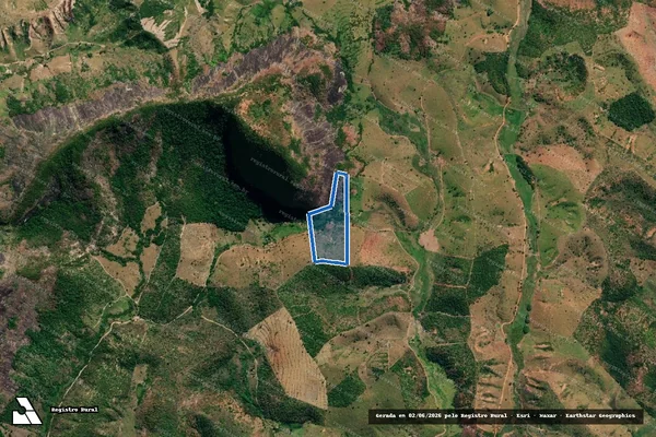 Imagem de satélite de SITIO FLOR DA MATA - Parte 1 em Galiléia - MG