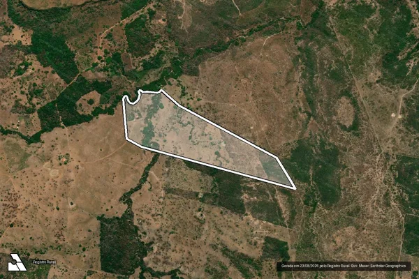 Imagem de satélite de LOTE GBEP-129 GL. BOA ESPERANÇA - CHÁCARA ALIANÇA - Parte 1 em Babaçulândia - TO