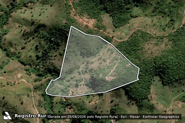 Imagem de satélite de SITIO CORREGO DO ENGENHO  - Parte 1 em Itambacuri - MG