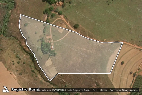 Imagem de satélite de FAZENDA MACAÚBAS DE BAIXO - Parte 7 em Patrocínio - MG