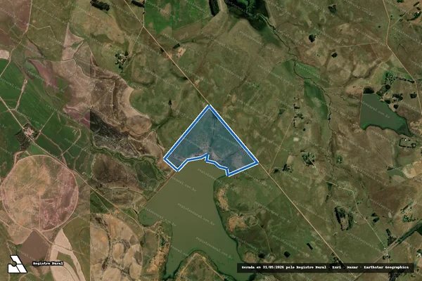 Imagem de satélite de SANTO ANDRE - Parte 5 em Barra do Quaraí - RS
