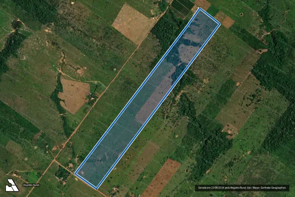 Imagem de satélite de SÍTIO SAPEZAL - LOTE 1002A - GLEBA JORGE TEIXEIRA em Porto Velho - RO