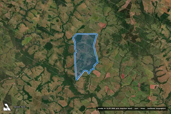 Imagem de satélite de FAZENDA PINDORAMA - GLEBA 04 em Paranaíba - MS