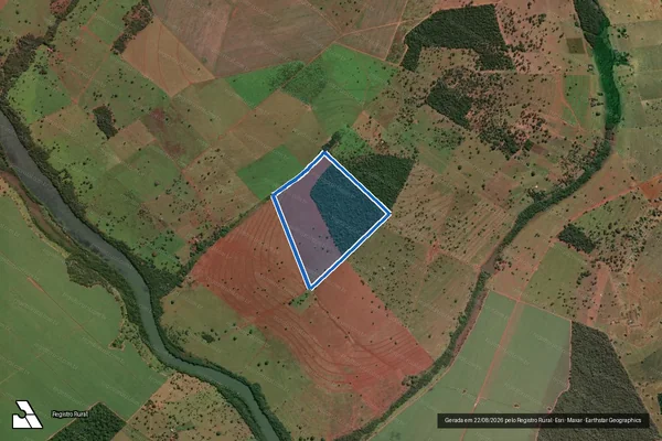 Imagem de satélite de FAZENDA CACHOEIRA ALTA - Parte 1 em Cachoeira Alta - GO