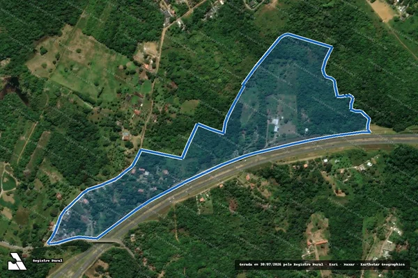 Imagem de satélite de FAZENDA CAJI - ÁREA 1 - FAZENDA CAJI - ÁREA 1 em Lauro de Freitas - BA