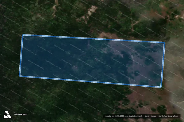 Imagem de satélite de Projeto de Assentamento Espírito Santo - Lote 124   - Parte 1 em Taipu - RN