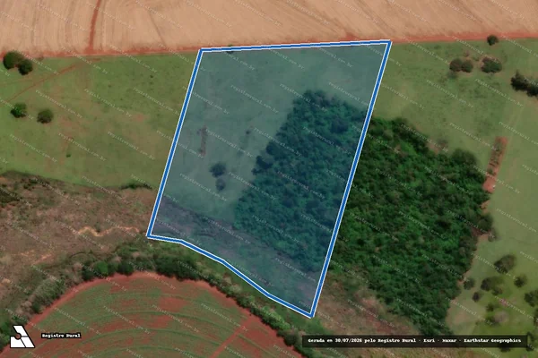 Imagem de satélite de Sitio São Matheus - Sitio São Matheus\Gleba-D em Paraguaçu Paulista - SP