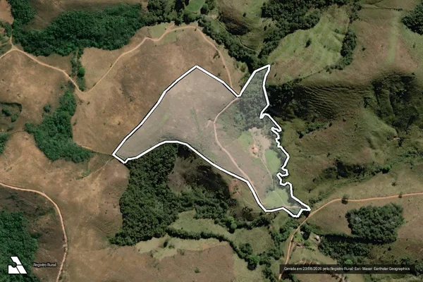 Imagem de satélite de FAZENDA BOA ESPERANÇA - GLEBA 03 em Lima Duarte - MG