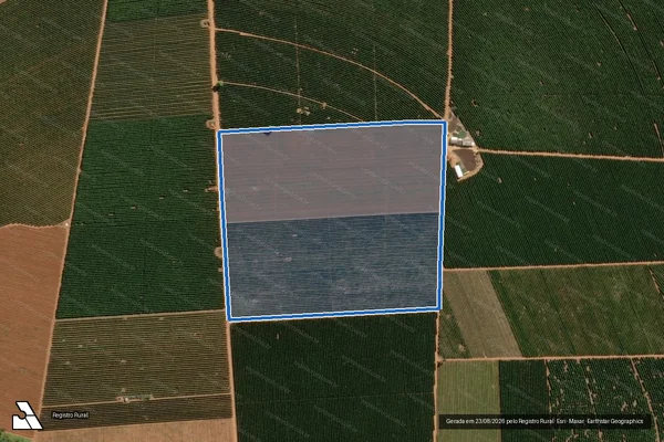 Imagem de satélite de Fazenda Aaras - Parcela 1 em Araguari - MG