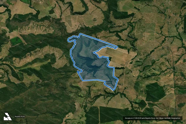 Imagem de satélite de Fazenda São José em Dom Aquino - MT