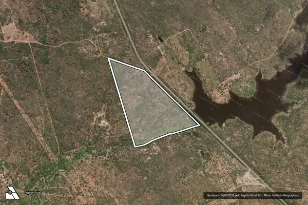 Imagem de satélite de Fazenda Riacho das Lajes - PARCELA 02 em Sertânia - PE