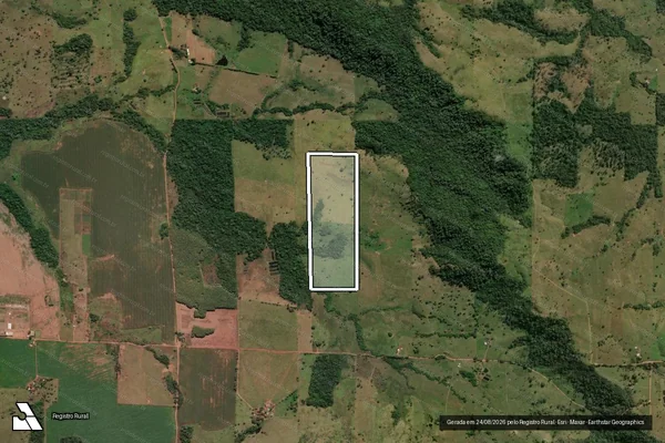 Imagem de satélite de LOTE 49A-1/49-R DA GLEBA 33 - ÚNICA em Colorado do Oeste - RO