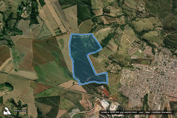 Imagem de satélite de SÍTIO LAGOA, LAGOA, CÓRREGO DO FERRO, MONTE ALTO, CARAS ALTAS - Sítio Lagoa - Gleba A em Itaú de Minas - MG