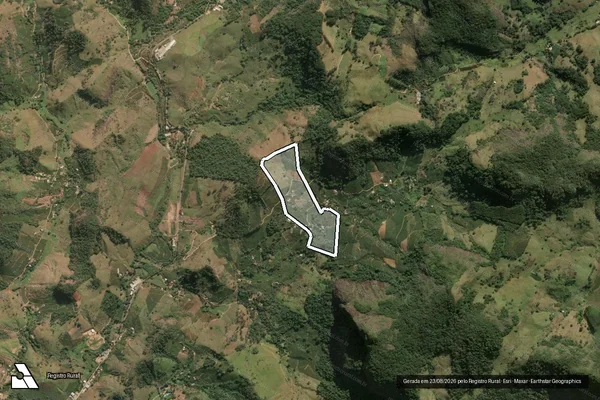 Imagem de satélite de MAMONA - Matricula 1333 em Castelo - ES
