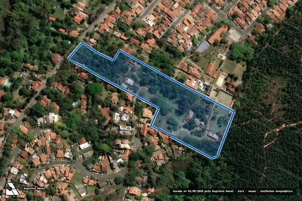 Imagem de satélite de Gleba B - Parte 1 em Campinas - SP